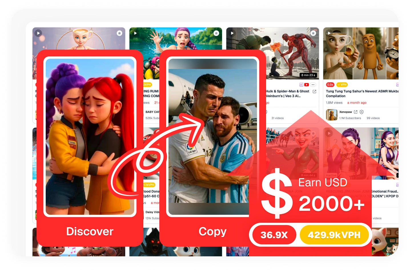 Viral YouTube AI Video Discovery Tool